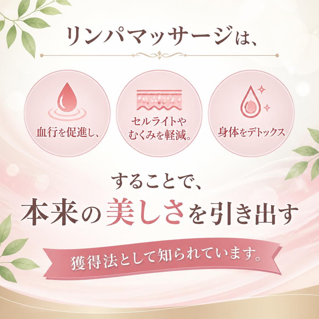 リンパマッサージの驚くべき効果