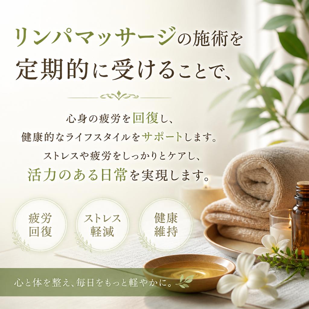 疲労回復と健康的な生活