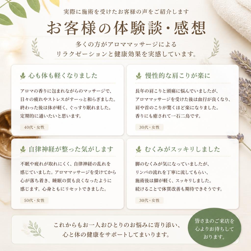 お客様の声